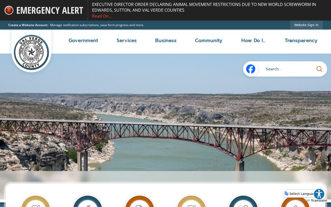 Val Verde County criminal records government gateway